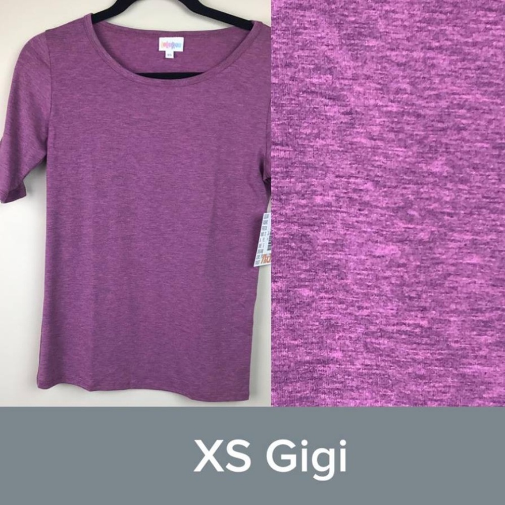 NWT LuLaRoe Gigi Top XS Extra Small Orchid Purple